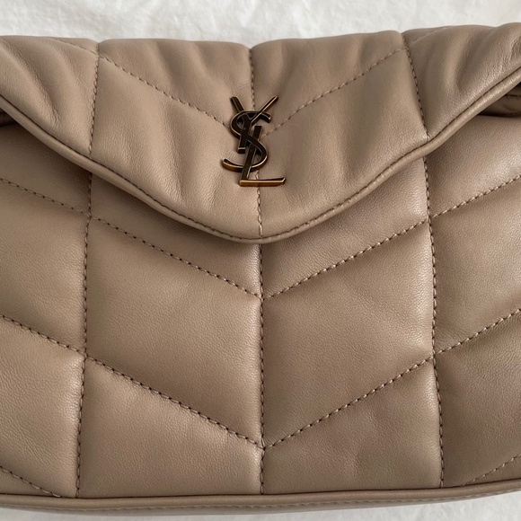 authentic YSL quilted puffer clutch - Picture 1 of 10